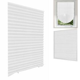Jlong 902246138187 Blackout Blinds For Windows Pleated Paper Shades Adhesive Cordless Offi