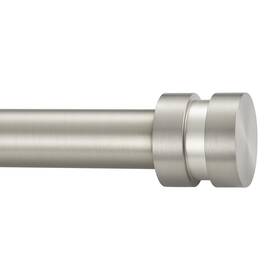 Joodxoe Jd-044 12-20 Inch Short Adjustable Matte Nickel Curtain Rods 1 Diameter Heavy D