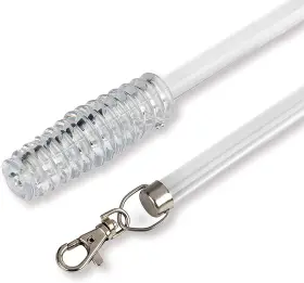 Jos & Haz 703355609064 And Drapery Pull Rod 36 Inch 4 Pack - Acrylic Curtain Inches Clear