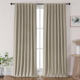 Joydeco 810168344577 Blackout Curtains 84 Inches Long - 100% Living Room Drape 2