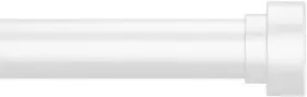 Jd24001-wh-32-120 Joydeco Curtain Rods For Windows 32 To 120 Inches Inch White