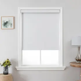 Sc0023-wh-36-75 Joydeco 100% Blackout Roller Shades Cordless Blinds For Windows Free-stop Sh