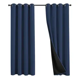 Jsfly 652768216805 100% Blackout Curtains 84 Inch Length For Bedroom Thick Noise Reduction Ther