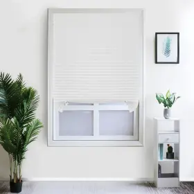 Hot-sx0072b2 Jstdoit 2 Pack Temporary Blinds For Window Self Adhesive Pleated Cordless No