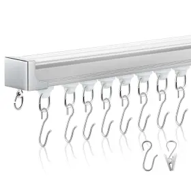Km-juexica-2609 Juexica Ceiling Curtain Track Set White 3ft-13ft / 4 Meter Heavy Duty