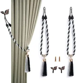 Junhui Yuxuan 707713918409 Tassel Curtain Tie Fixator Suitable For Thin Or Thick Curtains Napole