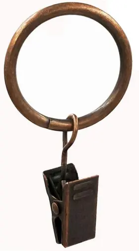 Jushengxmx 313033277227 28 Pcs Metal Curtain Rings With Clip 1 In Inner Diameter Drapery