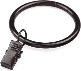 Jushengxmx 778299350631 Curtain Rings With Clips - Set Of 14 Interior Diameter 1.75inch Fits Up To 1