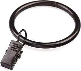 Jushengxmx 778299350709 Curtain Rings With Clips Set Of 28 Interior Diameter 1.75inchfits Up To 1 1/2 In