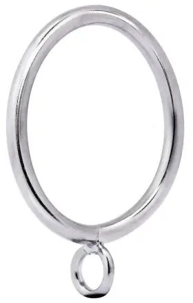 Jushengxmx 778299350778 Metal Curtain Rings With Eyelet 1.49 Inch Inner Diameterfits Up To 1 1/4-inch Rod