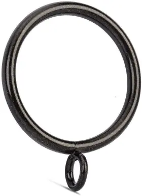 Jushengxmx 791533373548 60 Pcs Dark Coffee 1.5-inch Inner Diameter Metal Curtain Rings With Eyeletsfi