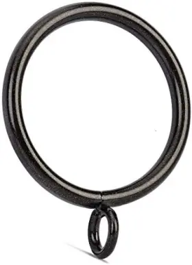 Jushengxmx 791533373555 72 Pcs Dark Coffee 1.5inch Inner Diameter Metal Curtain Rings With Eyeletsfits U