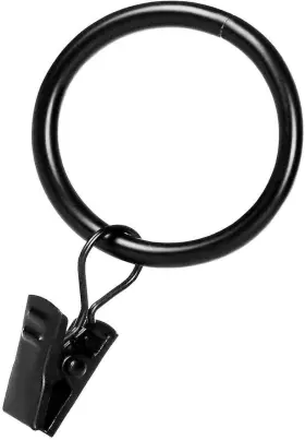 Jushengxmx 791537738060 Curtain Rings With Clips - Set Of28interior Diameter 1.26 Inch Fits For 1-inch Rod