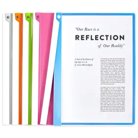 Jt030 Jutieuo 5pcs Clear Report Covers With Swing Clip Professional Front Presentati