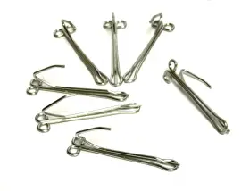 G1038 K-mart 42-pk 4 Inch Slip On Drapery Hooks 1/2 Drop Traverse