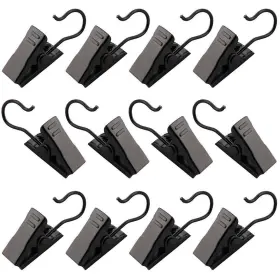 Kakuu 604270265598 100pcs Stainless Steel Heavy Duty Satin Nickel Curtain Clips For Curtainhome Dec