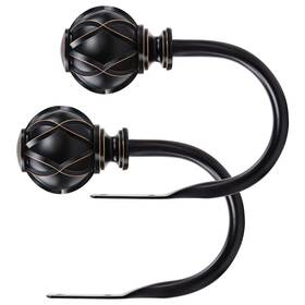 Kamanina 602299687476 Decorative Curtain Drapery Holdbacks Tiebacks Hooks With Sc