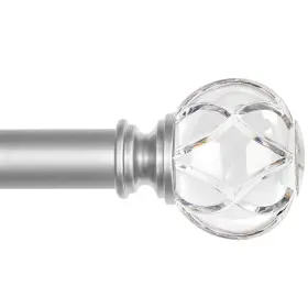 Kb-060050106-us-f1 Kamanina 1 Inch Curtain Rod For Windows 32 To 58 2.6 32-58 Silver