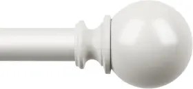 Tw-010300807-us-f1 Kamanina Curtain Rod 32 To 58 Inches 2.6-4.8ft White 32-58 Inch Ivory