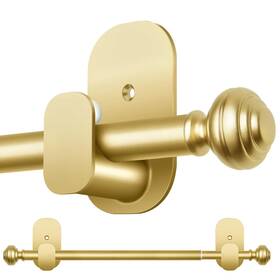 Kamanina Tw-010390811-us-f2 Curtain Rods No Drilling For Windows 16 To 30 Inches 16-30 Inch Gold