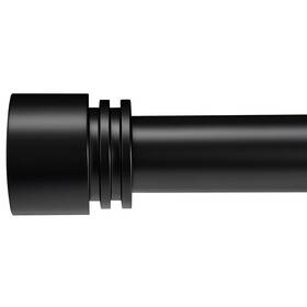 Kaymowda 30170 Long Curtain Rods 120 To 170 Inches - Heavy Duty Adjustable 32 Inch -170 Black