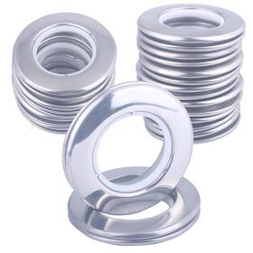 Kejnyt Des-jj-002-001 12 Pcs Stainless Curtain Grommets Inner Diameter 1-9/16 Inch 40mm-75mm Sta