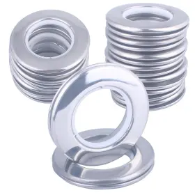 Des-jj-002-001 Kejnyt 12 Pcs Stainless Curtain Grommets Inner Diameter 1-9/16 Inch 40mm-75mm Sta