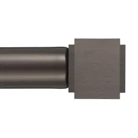 Ke-143 Kemmie 1 Inch Curtain Rod Telescoping Single Drapery 36-72 Inches Bronze