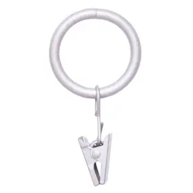 Kenney 042437750011 Real Home Window Curtain Clip Rings Set Of 14 Pewter
