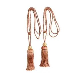 Kn99708 Kenney 042437952682 Mfg Curtain Tieback 2 Pack 23/1/2 Inch Burgun