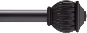 Daz71709 Kenney Kn71709 Beckett Soft Square End Standard Decorative 48-86 Inch Black