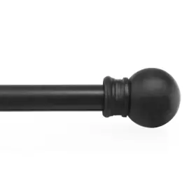 Kn364 Kenney Kn364/5np Black Fiona Cafe Rod 28 Inch L X 48 - Total Qty 1