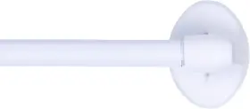 Kn40324np Kenney Magnetic Curtain Rod For Metal Doors Or Surfaces No Drill White