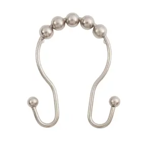 Kn67120 Kenney Rust-resistant Gliding Metal Beaded Shower Curtain Rings With