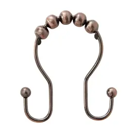 Kn67122 Kenney Rust-resistant Gliding Metal Beaded Shower Curtain Rings With