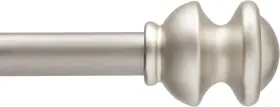 Kn71716 Kenney Kendall Knob End Standard Decorative 28-48 Inch Brushed Nickel