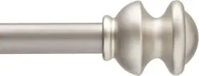Kn71717 Kenney Kendall Knob End Standard Decorative 48-86 Inch Brushed Nickel