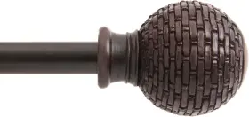 Kn75798v1 Kenney Kn75798 Woven Ball End Standard 28 To 48-inch Weathered Brown