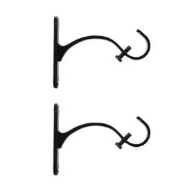 Kn85352 Kenney Curtain Rod Mounting Brackets Wall Or Ceiling Mount 5/8 Inch -3/4 Diamet