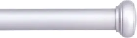 Kn90010 Kenney Weaver Cap End Indoor/outdoor Brushed 37-72 Inch Nickel