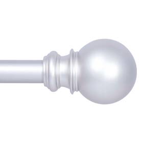 Kenney Knm80762nplush Knm80762 Bryce Ball End Standard Decorative 36-66 Inch Satin Nickel