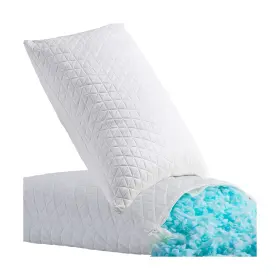 Keyoohome 760570368756 Shredded Memory Foam Pillows For Sleeping Bed Queen Size Set Of 2 Pac