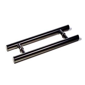 Keytiger B0f7l4x35k 18 Inch Total Length Modern Stainless Steel Front Door Handles Matte
