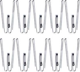Kilymezh 445053163150 Metal Curtain Hooks Pinch Pleat Header Tape Pins Heavy Duty Deep Prong 20
