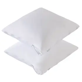 2000010-22 Kingnex Feather Proof Pillow Protectors 22x22 Pack Of 2 Waterproof Soft Bamboo Viscos