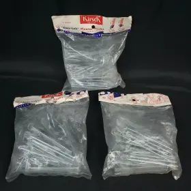 1063e Kirsch Vintage Nos Lot Of 30 120 Easy-lok 3 Inch Pleater Hooks No. Usa New