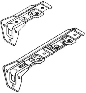 3576025 Kirsch Superfine Traverse Rod Center Supports