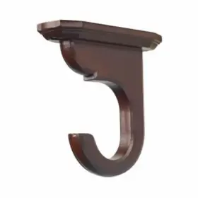 46855083 Kirsch Wood Trend Classic Ceiling Bracket For 1-3/8 Inch Pole Mahogany #46855083