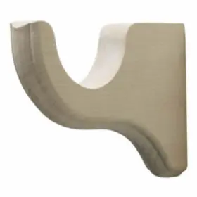 5503eg091 Kirsch Unfinished Wood Trends Bracket 3 1/2 Inch Return For 2 Pole