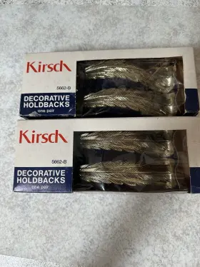 5662-b Kirsch 5662 Vintage Decorative Curtain Holdbacks/tie-backs #5662-b